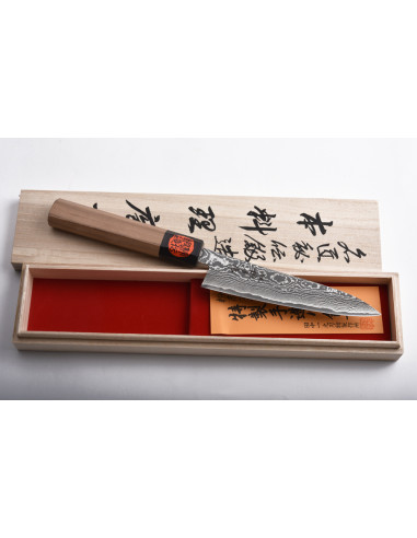 Shigeki Tanaka -Petty Knife "Hayate" SGII/damas - 135 mm- Manche traditionnel