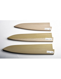 Saya - Fourreau en  bois de  magnolia pour gyuto 240 mm