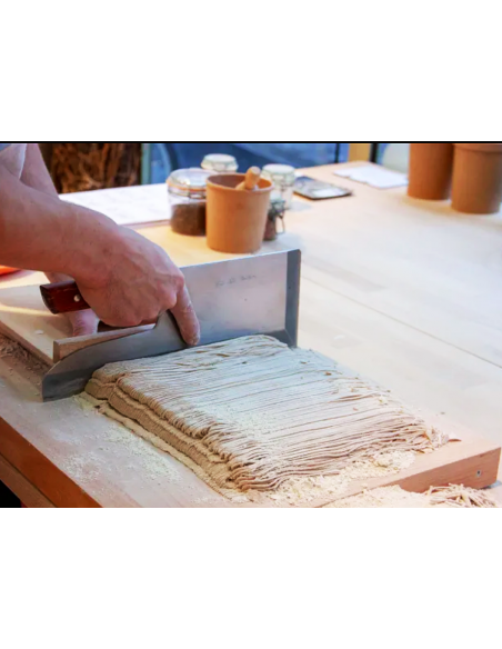 Couteau à soba, udon, ramen - Miki Hamono - Emouture  unilatérale - Inox AUS8