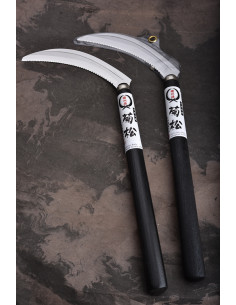 Faucille  japonaise  Takemoto « Kikumatsu »  -  Manche...