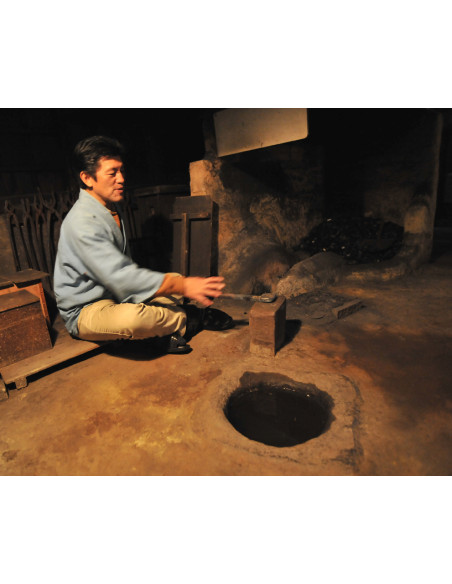 Rare Petty knife Honyaki 150 mm par Mizuno Tanrenjo