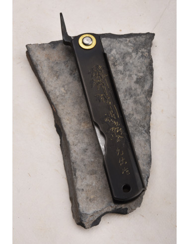 Higonokami Nagao -  Tiger & bamboo - Manche...