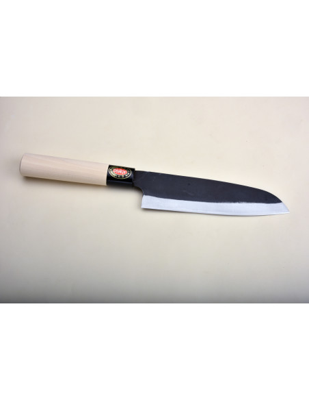 Couteau Kyusakichi Santoku Kurouchi 165mm  Aogami