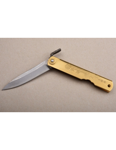 Higonokami Nagao -  Tiger & bamboo - Manche...