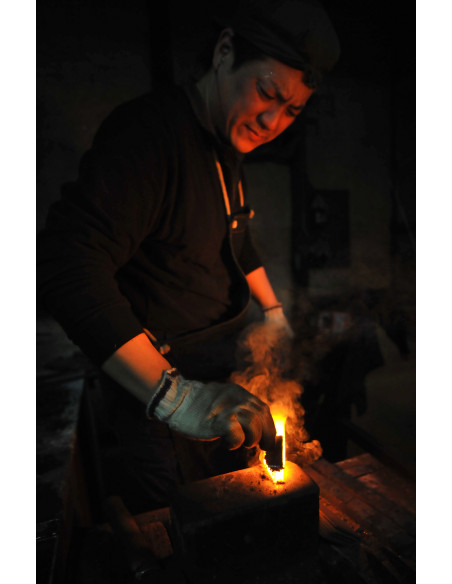 Nakiri 165 mm - Shigeki Tanaka - sanmai damas/VG10