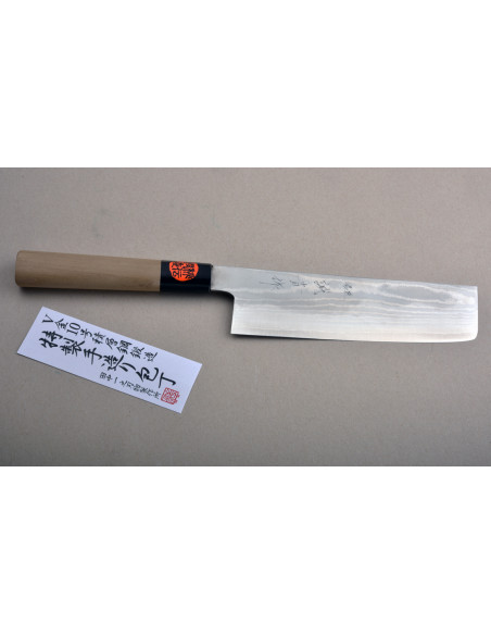 Nakiri 165 mm - Shigeki Tanaka - sanmai damas/VG10