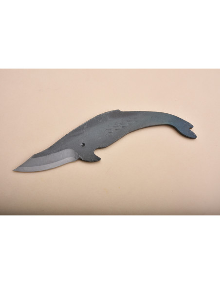 Couteau baleine (Kujira) - Petit rorqual (femelle) - Avec coffret en magnolia