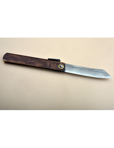 Higonokami Nagao  Kabazaiku damas - Manche 120 mm