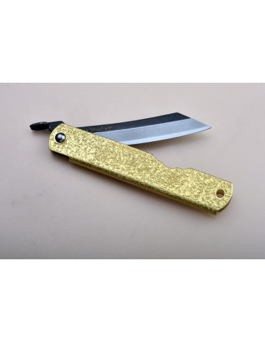 Higonokami Nagao Kanekoma Manche en laiton Kayaki