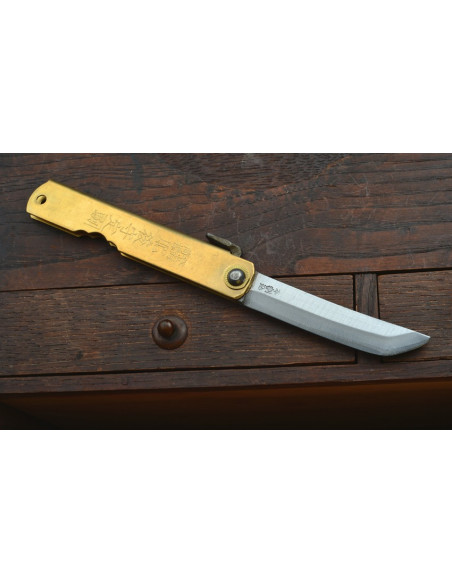 Higonokami Nagao - laiton - Katana 75 mm