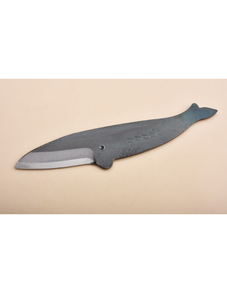 Couteau baleine (Kujira) - Rorqual de Bryde - Avec coffret en magnolia