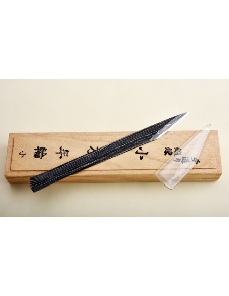 Kiridashi Kogatana damas (Suminagashi) - "Nenrin" 18 mm - Mikisho Hamono (Mikisyo Hamono Honpo)