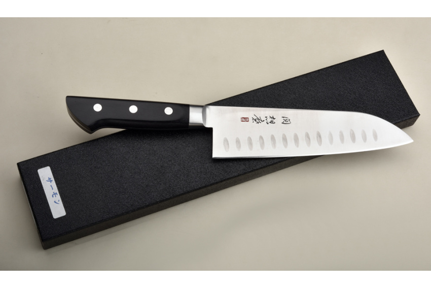 Souma Seki- Santoku 180 mm -  Chrome/molybdène-...
