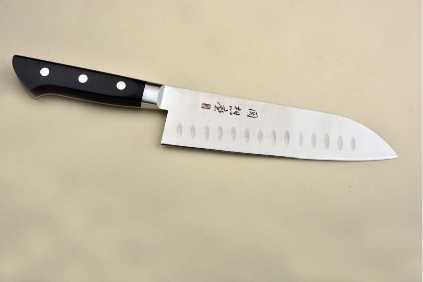 Souma Seki- Santoku 180 mm -  Chrome/molybdène-...