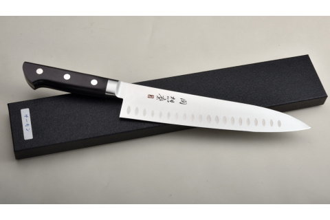 Souma Seki- Gyuto 240 mm -  Chrome/molybdène- Granton edge
