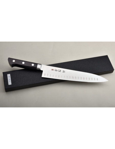 Souma Seki- Gyuto 240 mm -  Chrome/molybdène- Granton edge