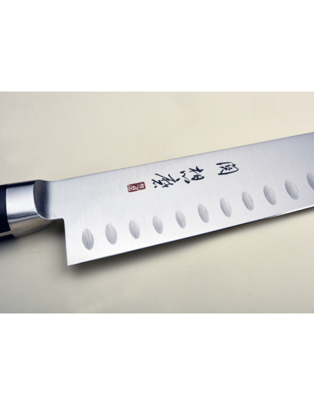 Souma Seki- Gyuto 240 mm -  Chrome/molybdène- Granton edge
