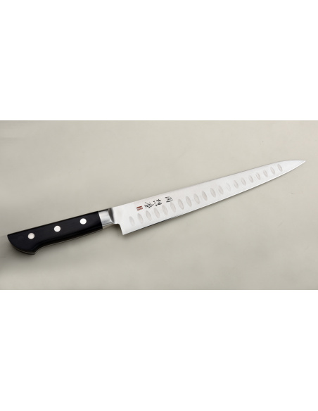 Souma Seki- Sujihiki 240 mm -  Chrome/molybdène- Granton edge
