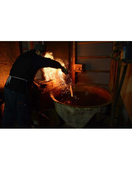 Shigeki Tanaka - Gyuto 180 mm - Manche en  noyer - Damas inox/VG10