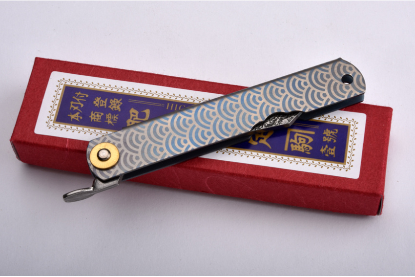 Higonokami Nagao Kanekoma - Manche en titane...
