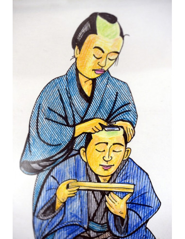 Rasoir japonais traditionnel - Kanetake...