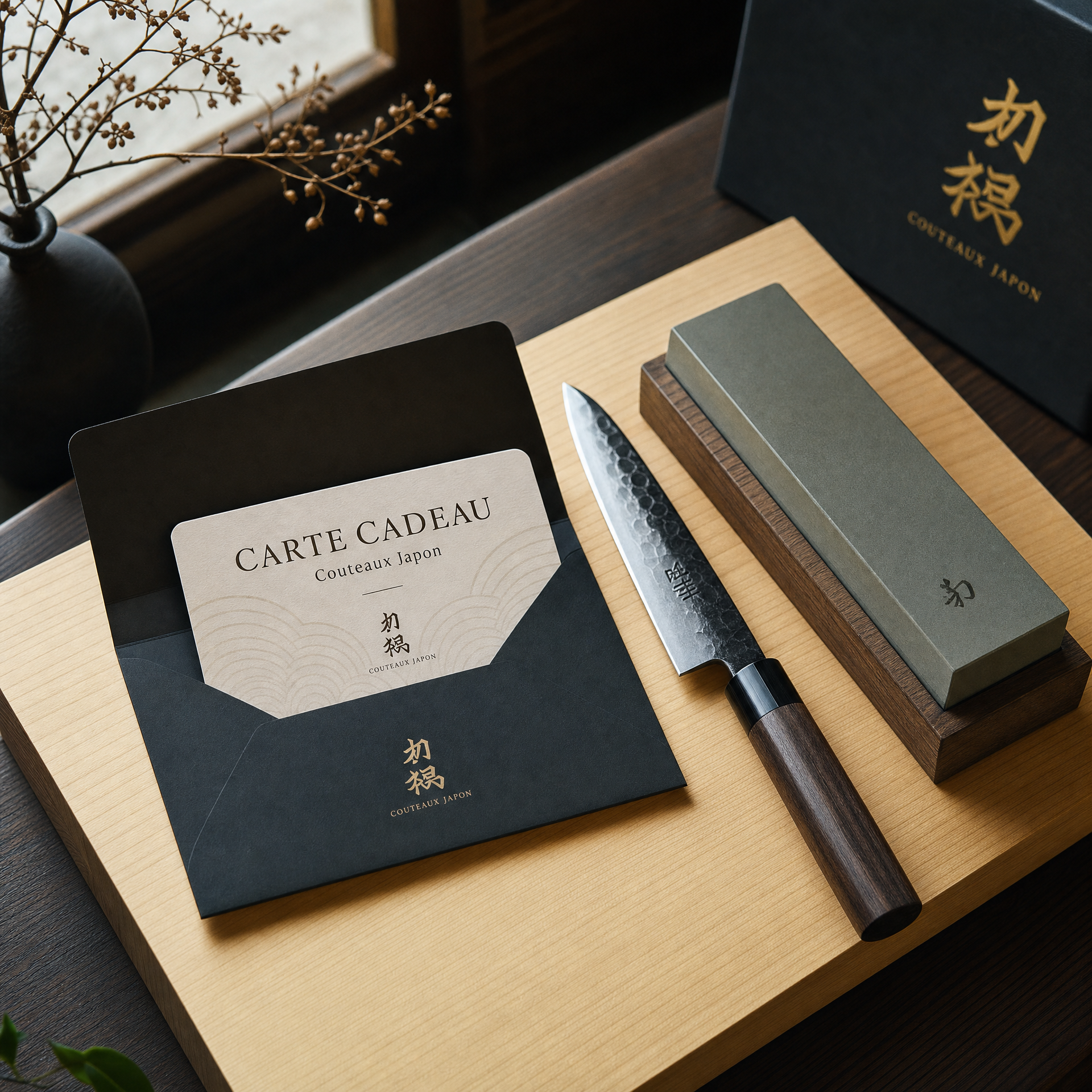 Carte cadeau couteaux japonais